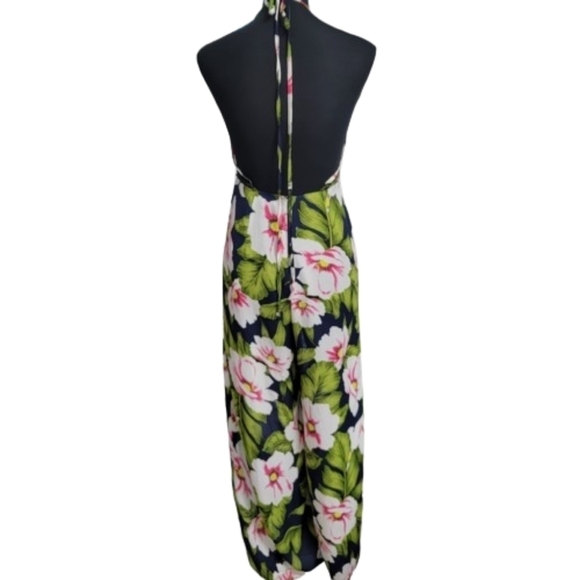 Into Size 8 Floral Halter Jumpsuit, Excellent Used Condition - Picture 2 of 16